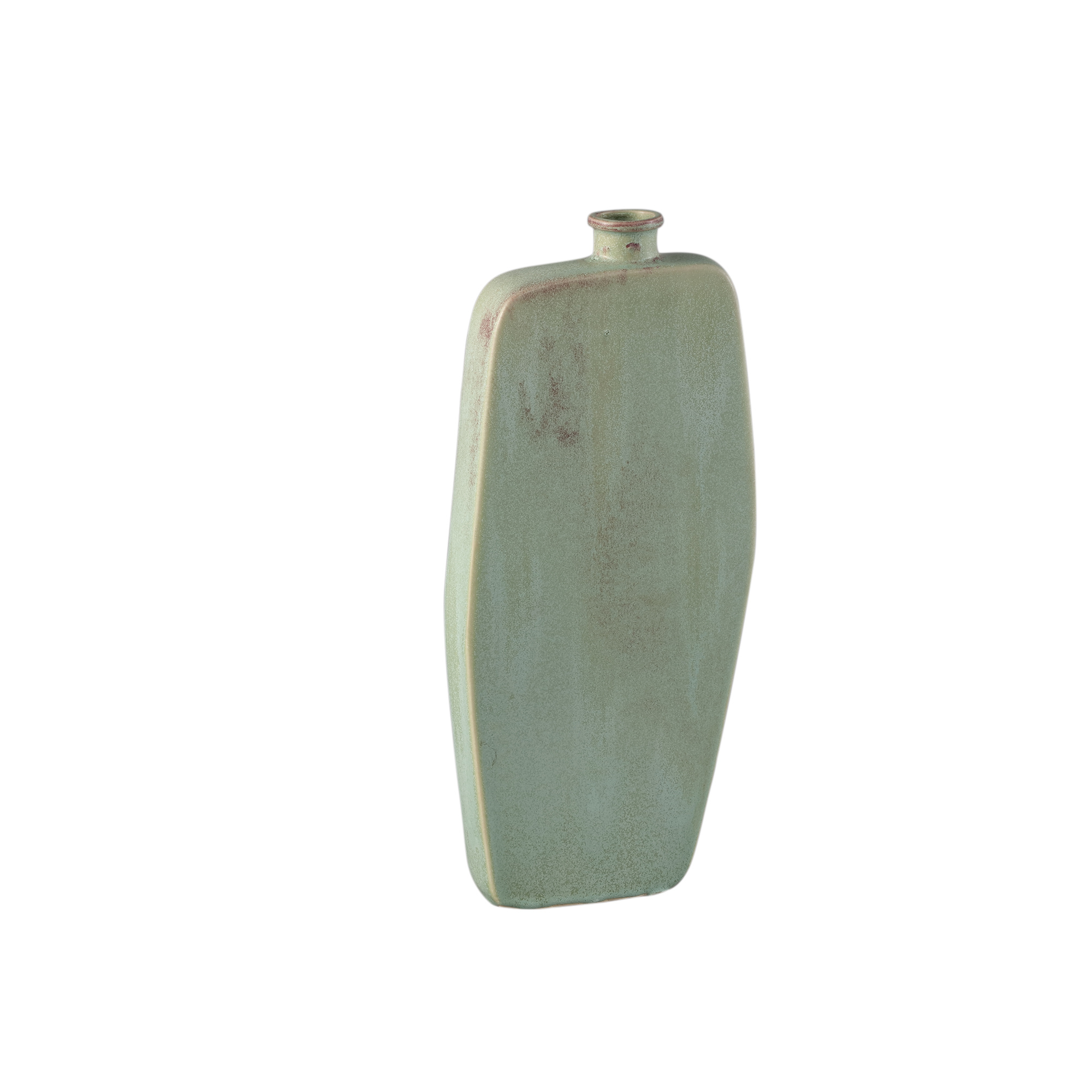 PTMD Amalie Groene ronde keramische fles L