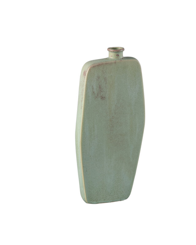PTMD Amalie Groene ronde keramische fles L