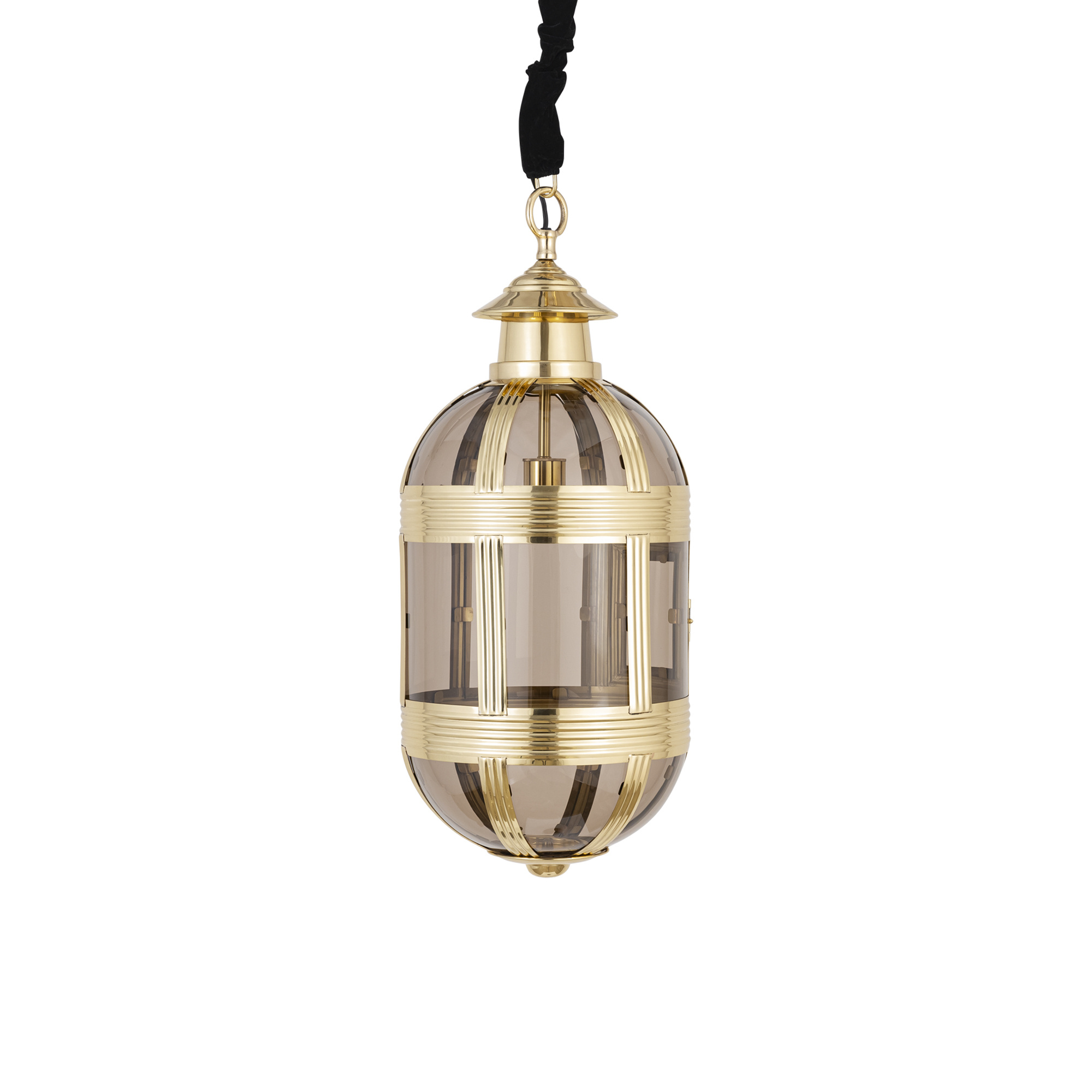 PTMD Hanglamp Mikk | Antiek Lusterglas | H71 x D31 cm