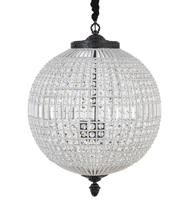PTMD Jaris Kristal Plafondlamp L | H85 x D65 cm