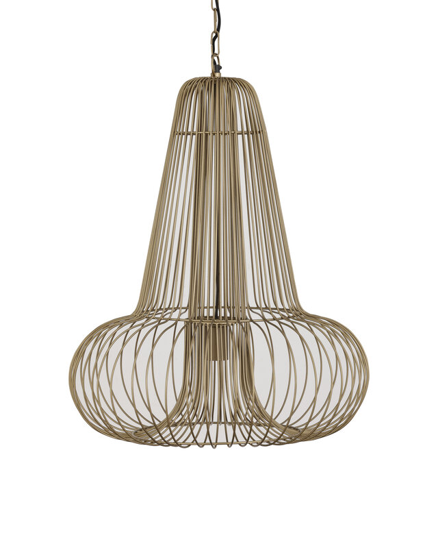 PTMD Aluesi Antieke Hanglamp | Messing | H65 x D55 cm