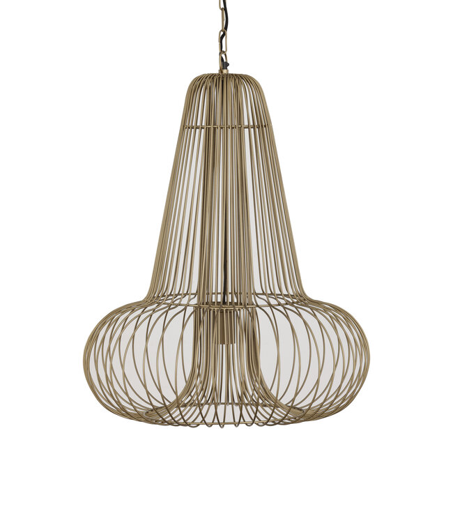 PTMD Aluesi Antieke Hanglamp | Messing | H65 x D55 cm