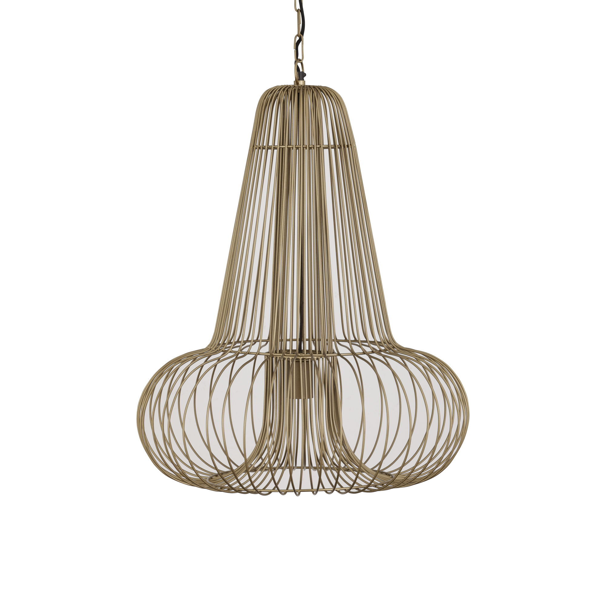 PTMD Aluesi Antieke Hanglamp | Messing | H65 x D55 cm