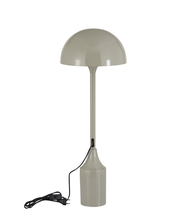 PTMD Tanaiya Tafellamp | Crème | IJzer | H80 x D31 cm