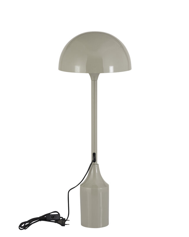 PTMD Tanaiya Tafellamp | Crème | IJzer | H80 x D31 cm