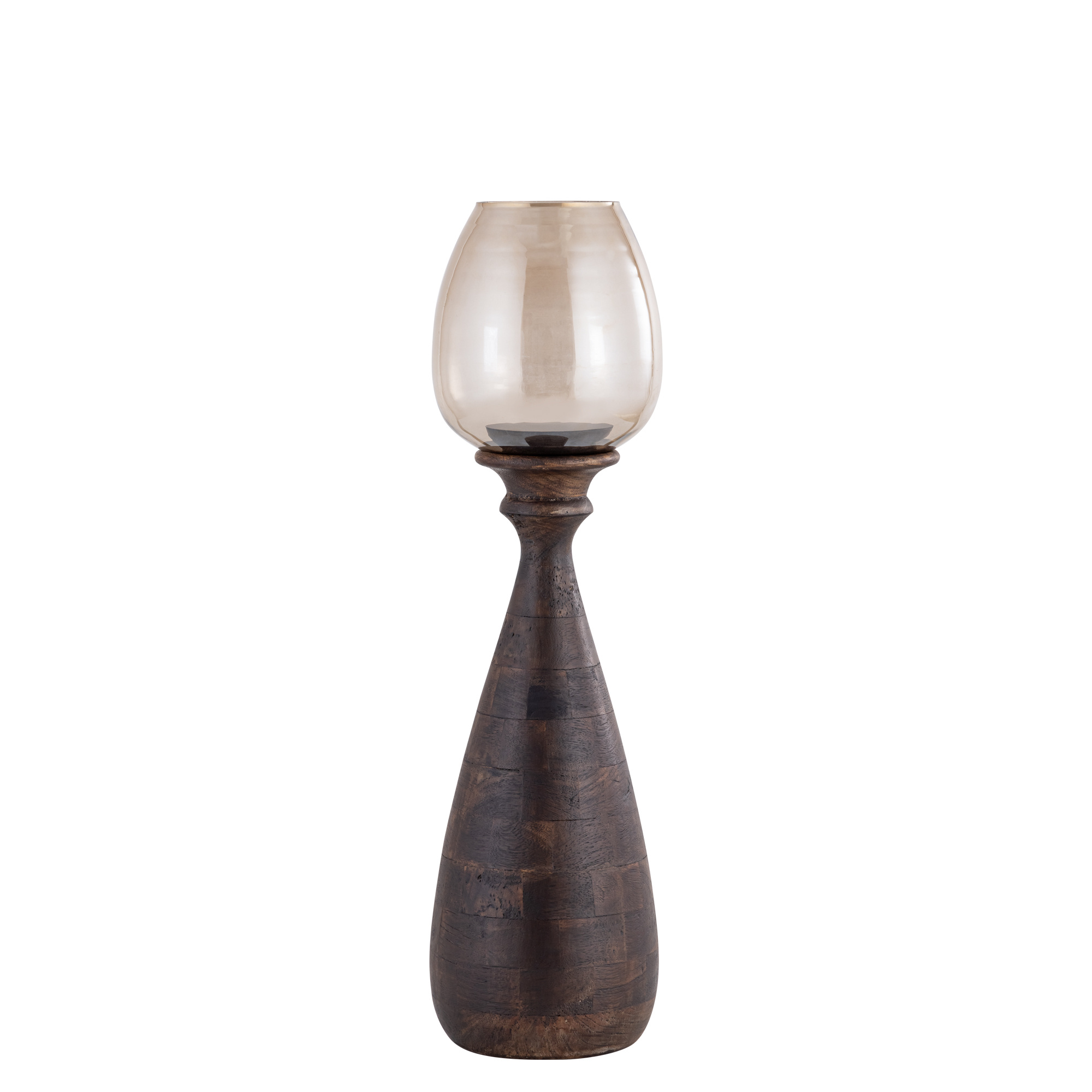 PTMD Midi Stormlicht S | Bruin Mangohout | H67 x D17 cm