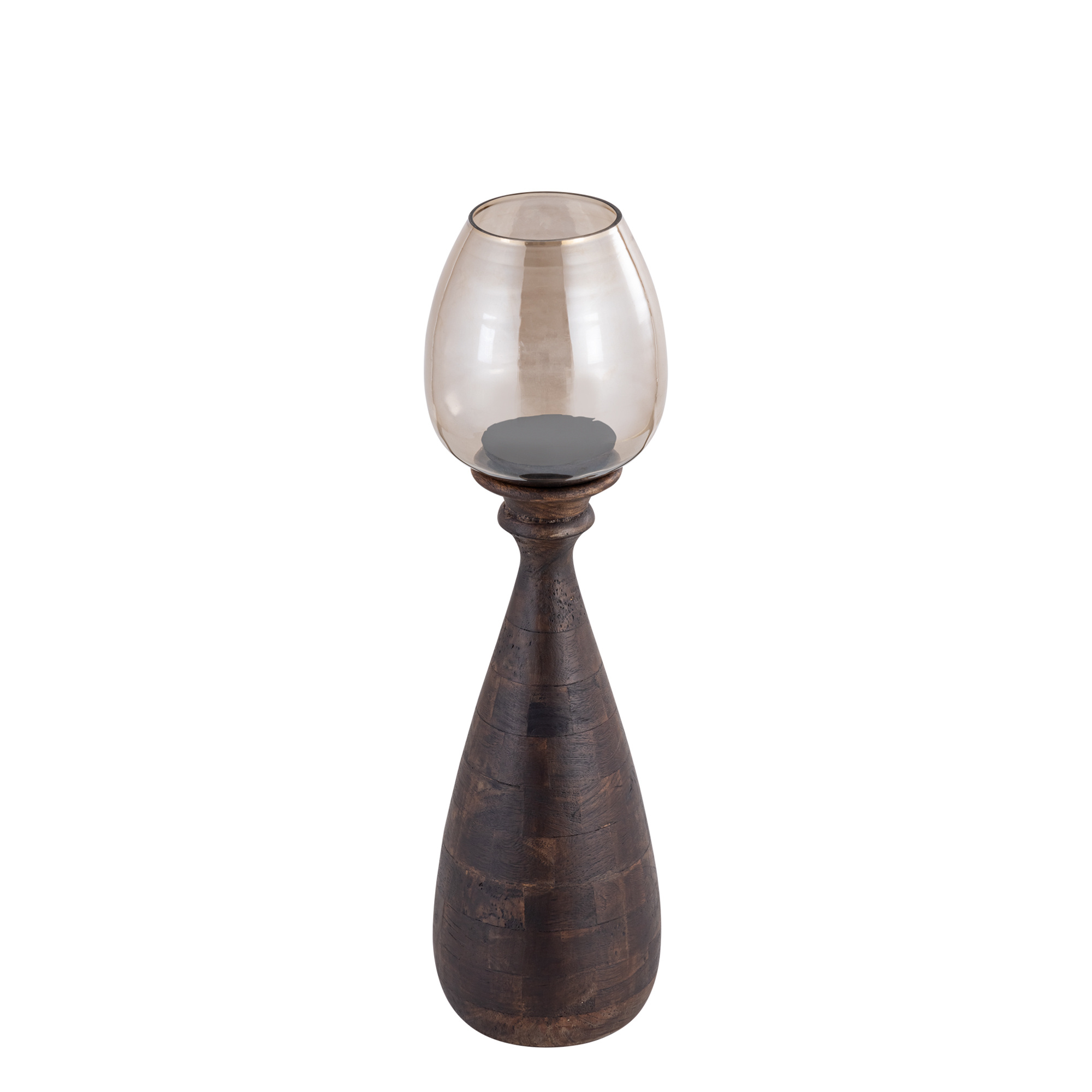 PTMD Midi Stormlicht S | Bruin Mangohout | H67 x D17 cm