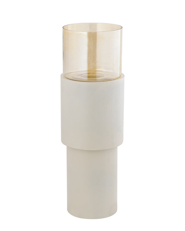 PTMD Cream Iron Vloerlamp