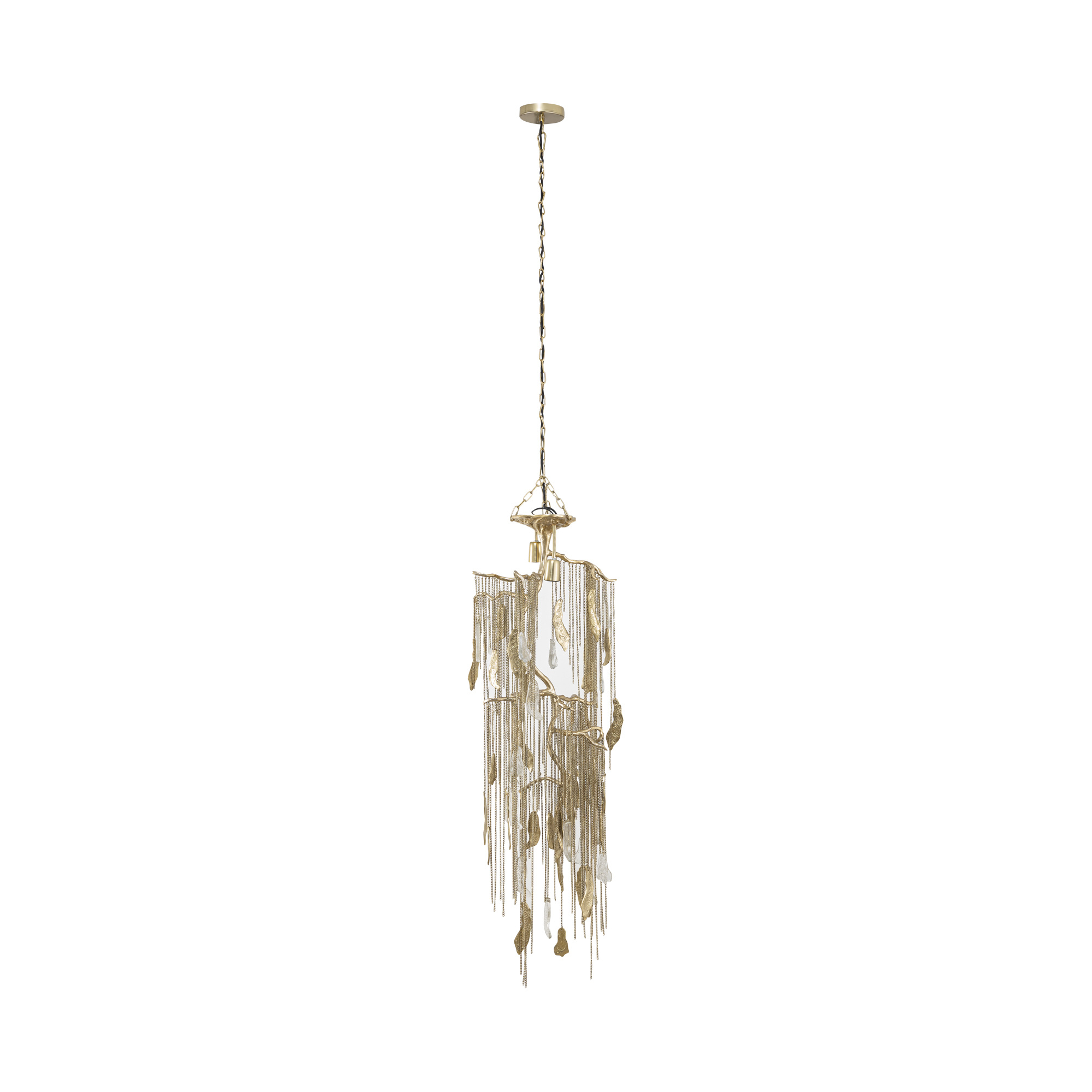 PTMD Wilco Hanglamp S | Messing | H98 x B48 x D41 cm