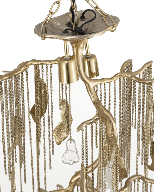 PTMD Wilco Hanglamp S | Messing | H98 x B48 x D41 cm