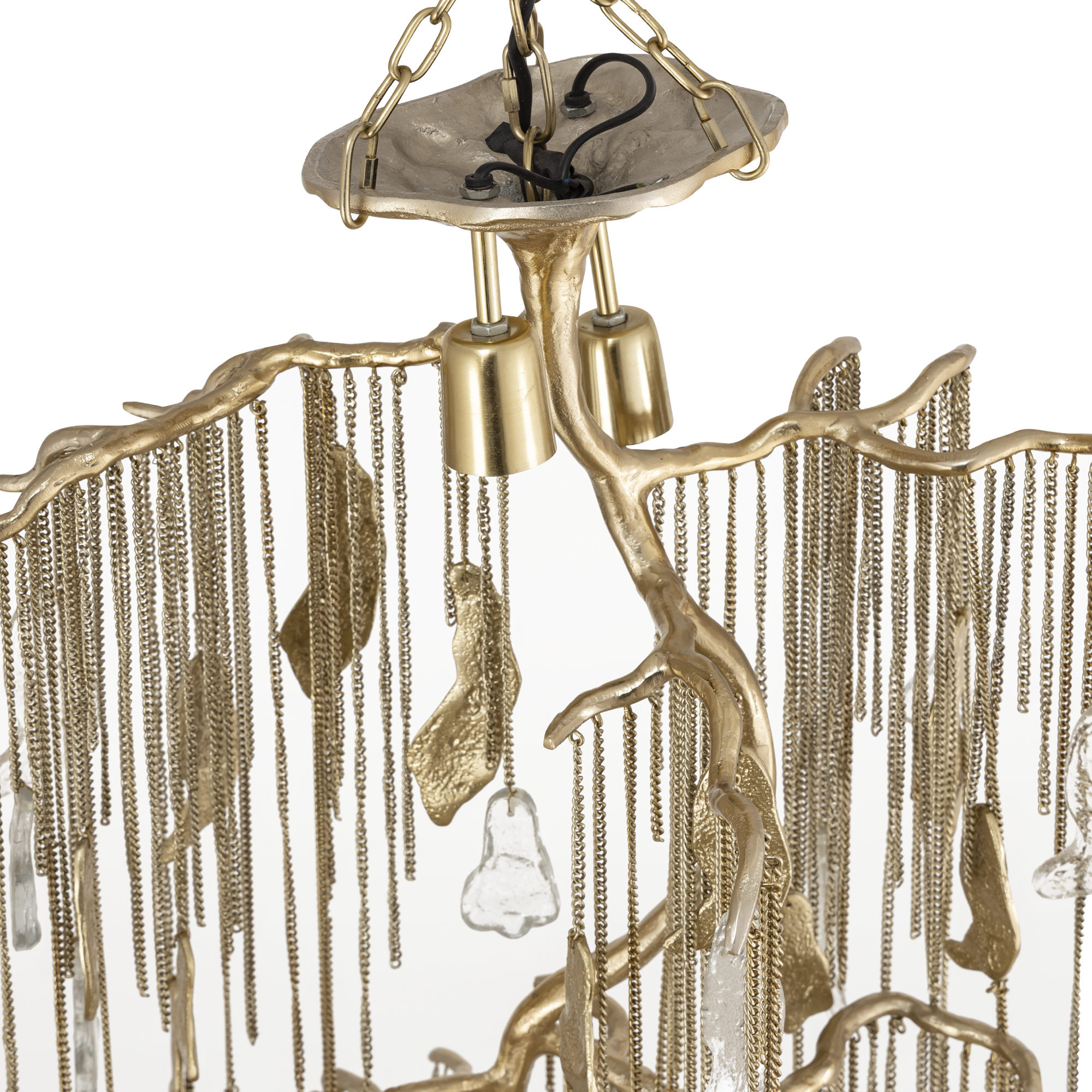 PTMD Wilco Hanglamp S | Messing | H98 x B48 x D41 cm