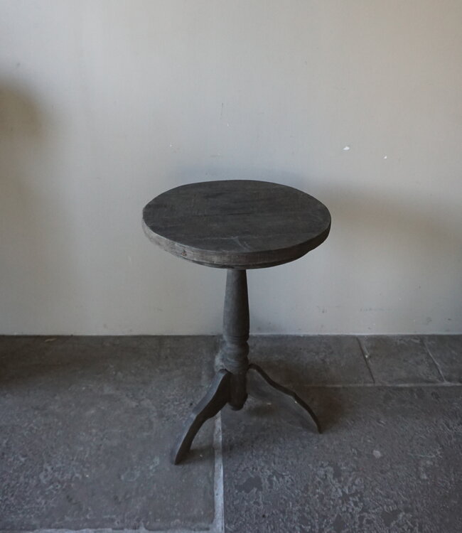 Rene Houtman Wijntafel | Teakhout | D50 x H75 cm | Nr 1