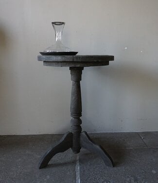 Rene Houtman Wijntafel | Teakhout | D50 x H75 cm | Nr 2