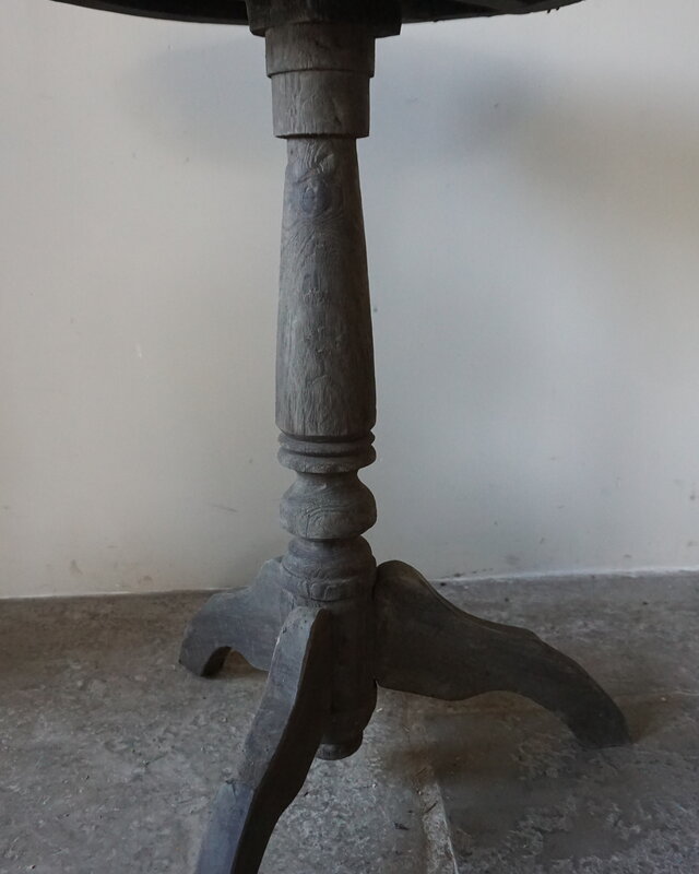 Rene Houtman Wijntafel | Teakhout | D50 x H75 cm | Nr 2