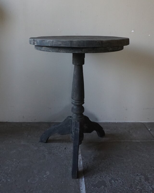 Rene Houtman Wijntafel | Teakhout | D60 x H75 cm | Nr 2