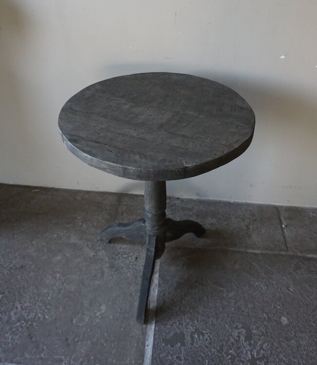 Rene Houtman Wijntafel | Teakhout | D60 x H75 cm | Nr 2