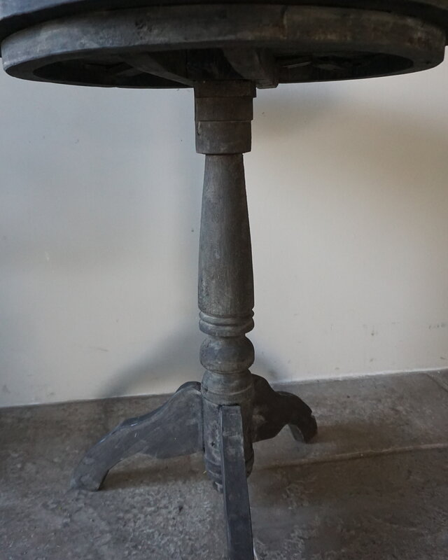 Rene Houtman Wijntafel | Teakhout | D60 x H75 cm | Nr 2