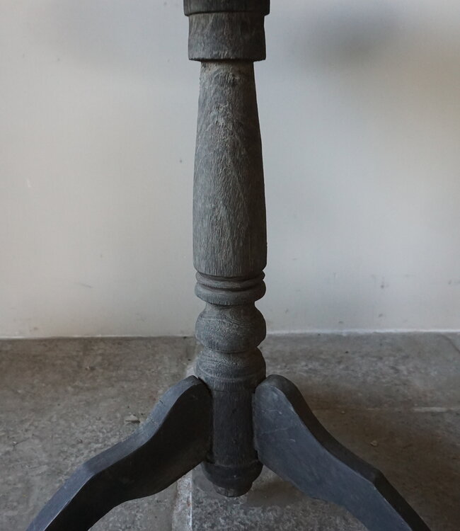 Rene Houtman Wijntafel | Teakhout | D70 x H75 cm | Nr 2