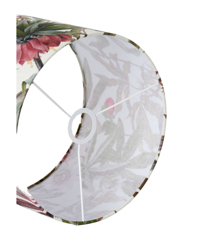 Light&Living Lampenkap Isadore | Cilinder | Wit | H21 x D30 cm