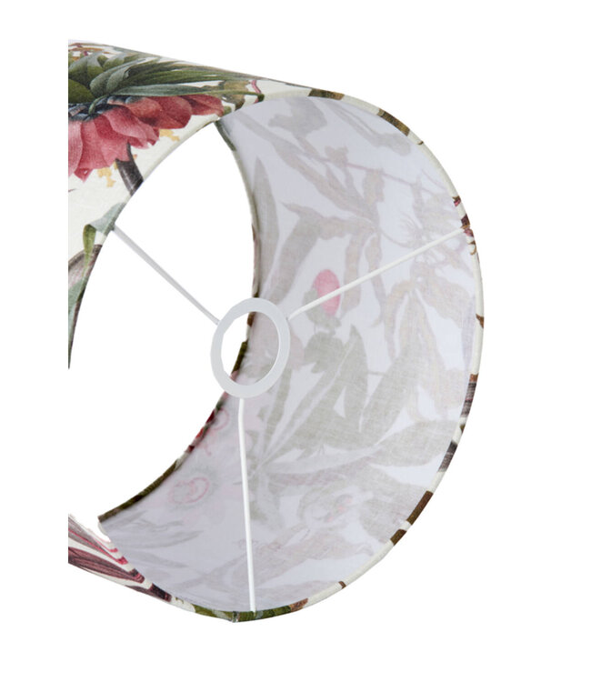 Light&Living Lampenkap Isadore | Cilinder | Wit | H21 x D30 cm