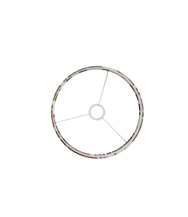 Light&Living Lampenkap Isadore | Cilinder | Wit | H21 x D30 cm