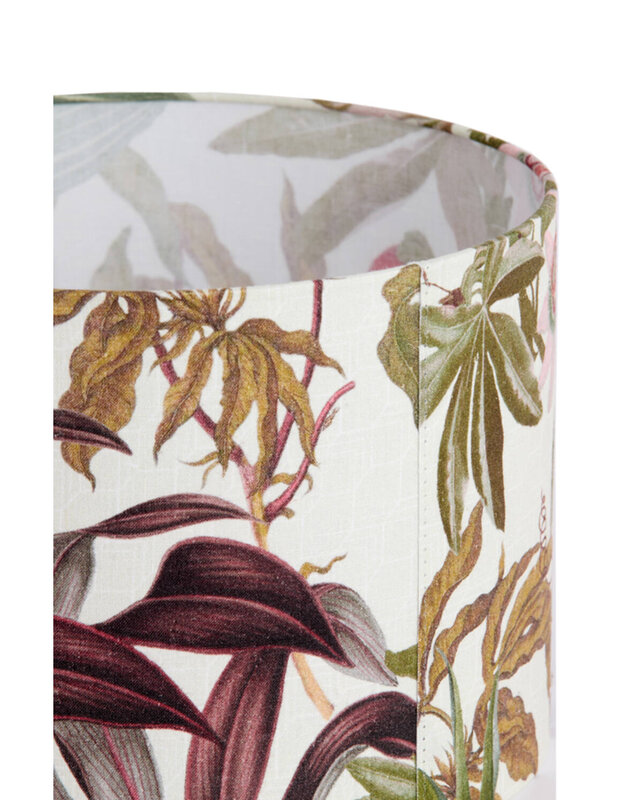 Light&Living Lampenkap Isadore | Cilinder | Wit | H21 x D30 cm