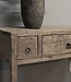 be-uniq Oud Houten Wandtafel | 3 lades | H80 x B100 x D40 cm