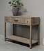 be-uniq Oud Houten Wandtafel | 3 lades | H80 x B100 x D40 cm