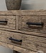 be-uniq Oud Houten Wandtafel | 3 lades | H85 x B75 x D40 cm