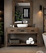 be-uniq Badkamermeubel Nice | Oud Hout | 3 Lades | 135 cm