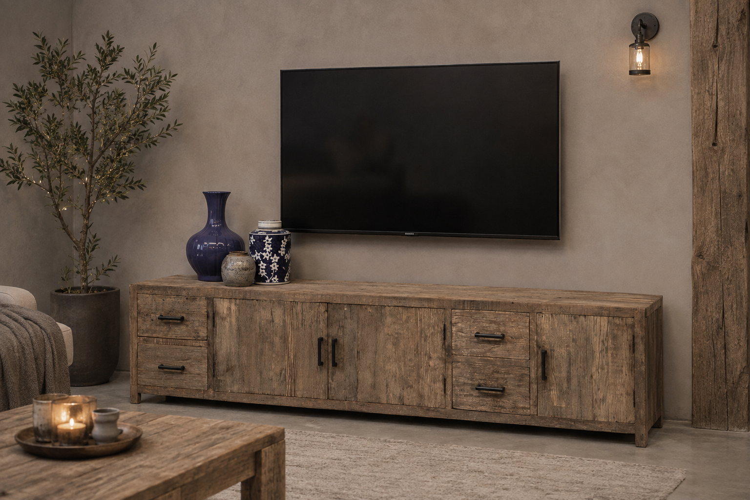 Be-Uniq Tv dressoir | Parijs | H55 x B240 x D45 cm