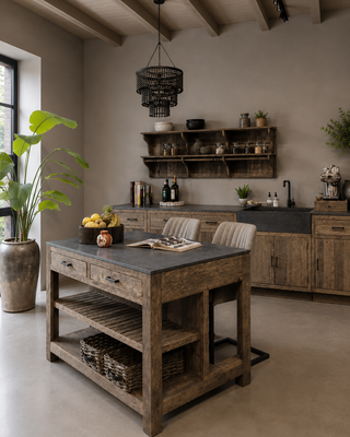 Be-Uniq Keukeneiland | Small | K017 | Incl. Granieten Werkblad