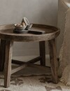 Luksa Home Collection Bijzettafel Suria Rond H60 x B45 Cm Hout