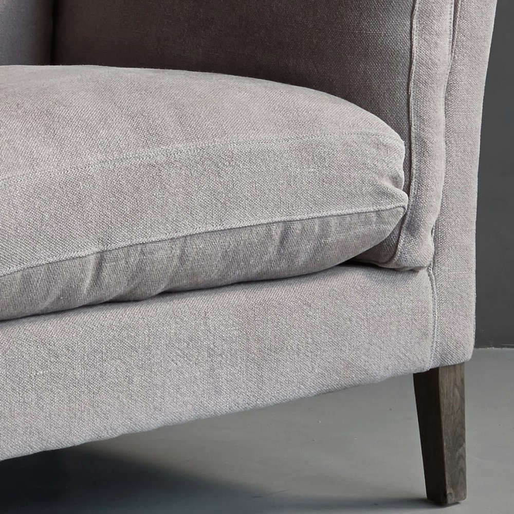Luksa Home Collection Fauteuil Gijs Stof Taupe 89x106x73 cm