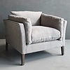 Fauteuil Gijs Stof Taupe 89x106x73 cm