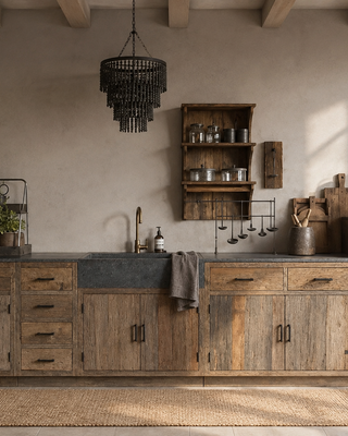 Be-Uniq Landelijk Oud Houten Keuken Mix & Match