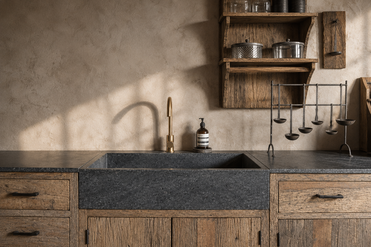 Be-Uniq Landelijk Oud Houten Keuken Mix & Match