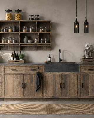 Be-Uniq Landelijke Houten Keuken | Mix & Match