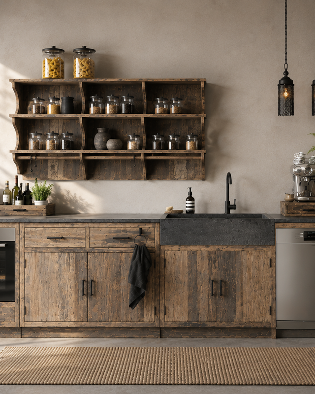 Be-Uniq Landelijke Rustieke Houten Keuken | Mix & Match