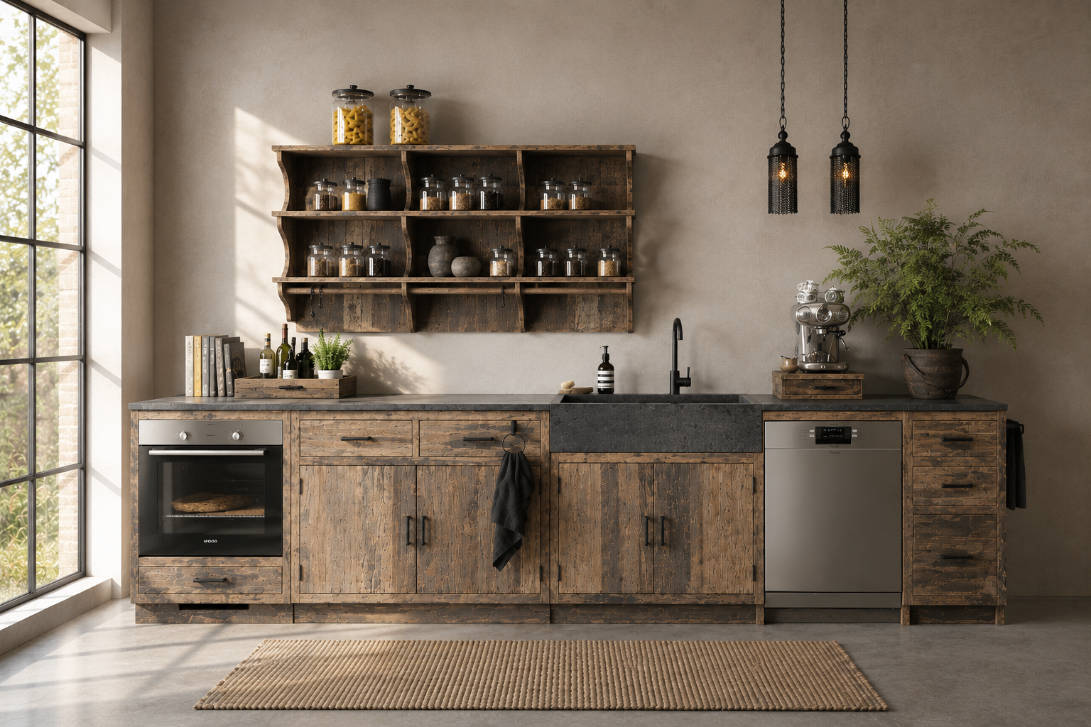 Be-Uniq Landelijke Rustieke Houten Keuken | Mix & Match