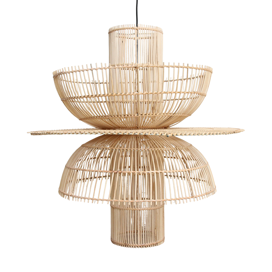 Raw Materials Amsterdam Saturn Hanglamp | Rotan | H63 x D65 cm