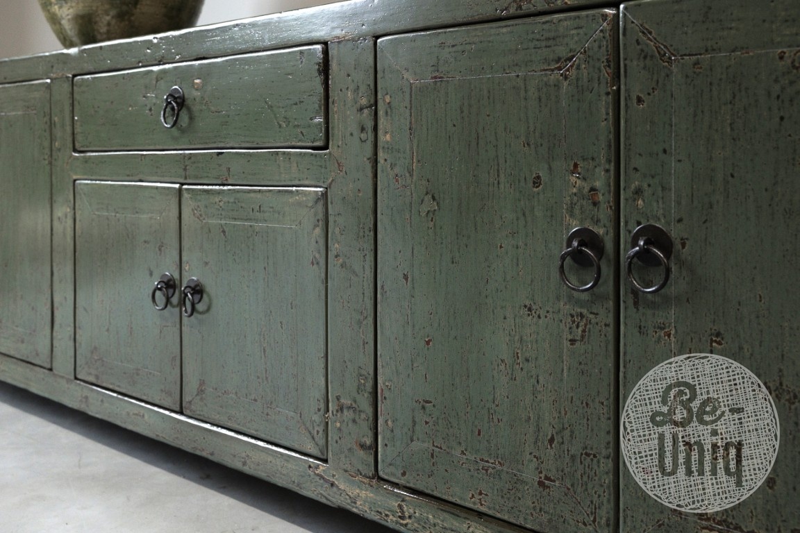 Be-Uniq Oud TV-Dressoir | Groen | China | H60 x B176 x D42 cm