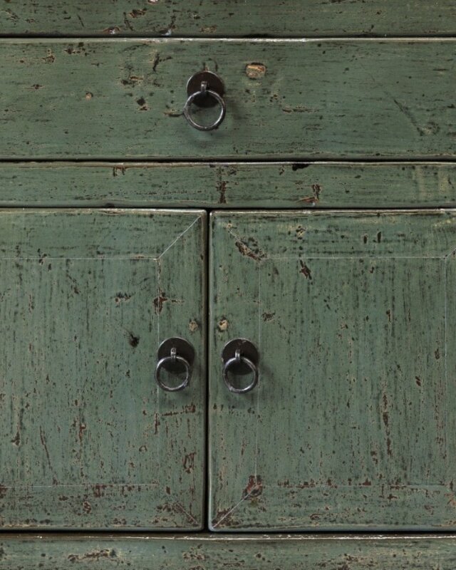 Be-Uniq Oud TV-Dressoir | Groen | China | H60 x B176 x D42 cm