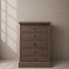 Ladekast Suze Antique Grey H90 x B60 x D40 Cm