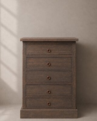 Luksa Home Collection Ladekast Suze Antique Grey H90 x B60 x D40 Cm