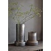 Cilindervaas Zwart/Grijs Glas -2 Maten