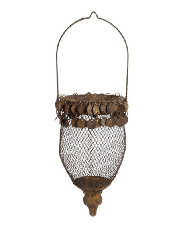 Rene Houtman Kandelaar Amira | Roest | H42 x D14 cm