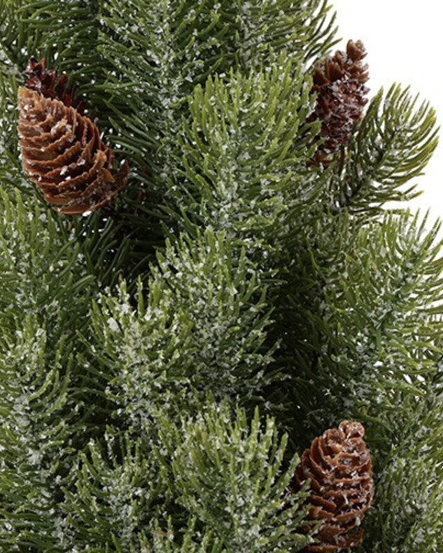 Rene Houtman Kerstboom Sneeuw Abia Glauca Groen-14x14x51CM