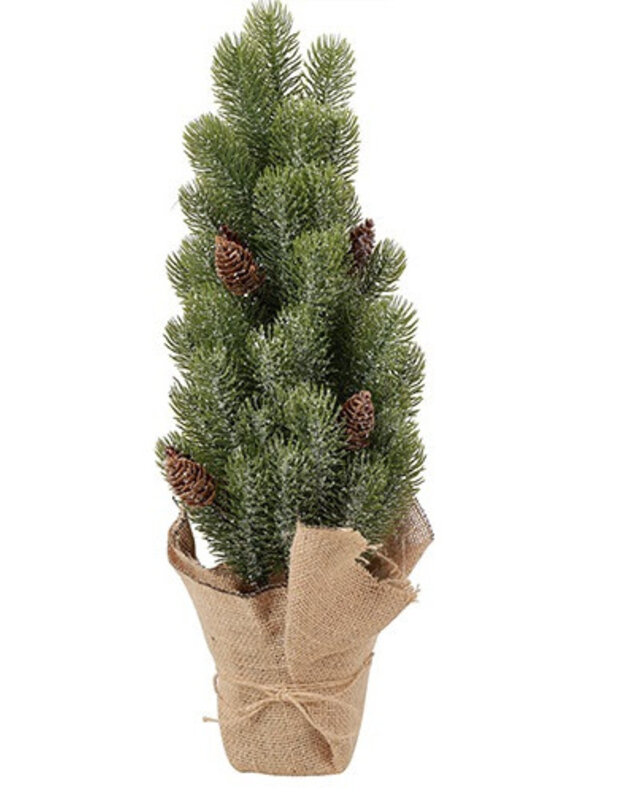 Rene Houtman Kerstboom Sneeuw Abia Glauca Groen-14x14x51CM