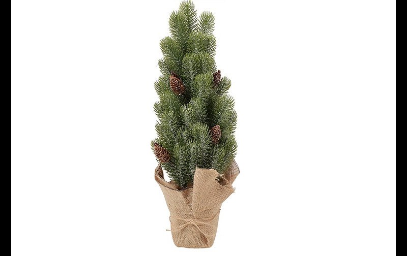 Rene Houtman Kerstboom Sneeuw Abia Glauca Groen-14x14x51CM